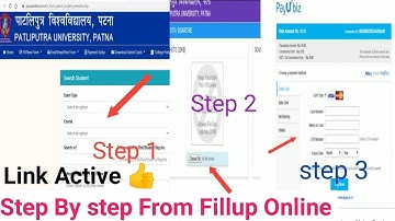 How to fillup Patliputra University Ug Pg Part 1/2 Exam from fillup 2020|Ba Bsc Bcom|Ed point