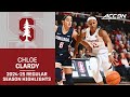 2024-25 Chloe Clardy Regular Season Highlights | Stanford Guard
