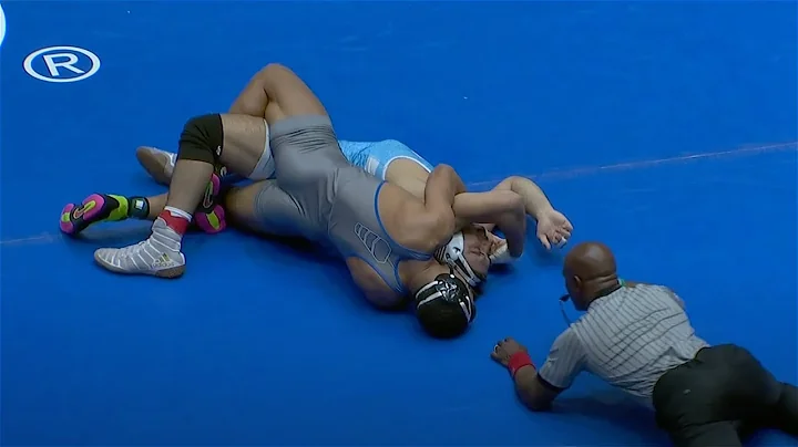 197lbs Kaden Russell (Duke) tech fall Ben Stemmett...