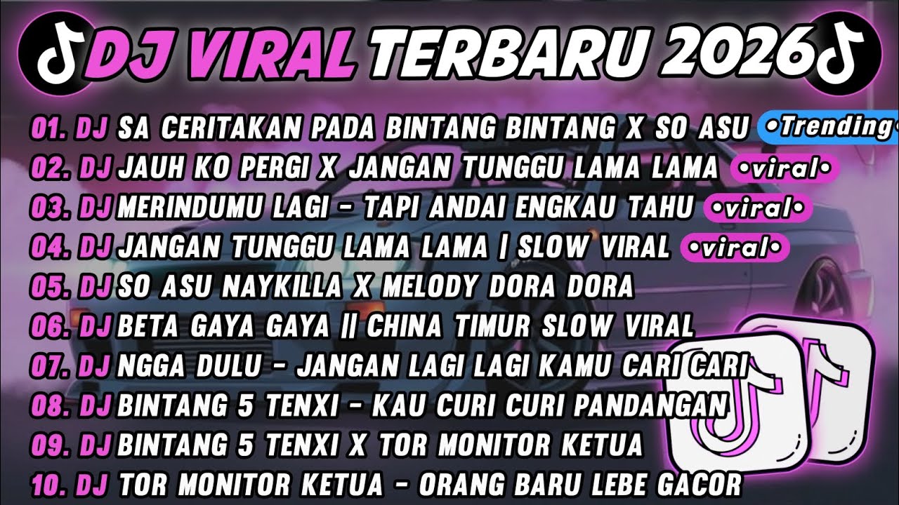 DJ TIKTOK TERBARU 2025🎵DJ SA CERITAKAN PADA BINTANG BINTANG X SO ASU🎵DJ JANGAN TUNGGU LAMA LAMA 