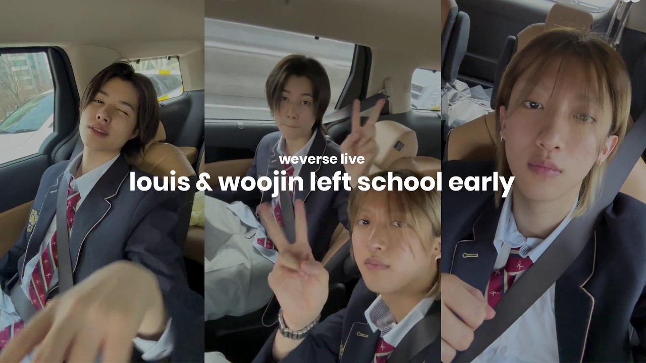 [ENG SUB] Woojin & Louis Left School Early :: Weverse Live