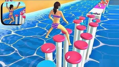 Hopscotch Run  - All Levels Mobile Gameplay Walkthrough Android IOs Alltrailer Relaxing Video HRA