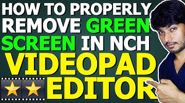 How to Remove Green Screen in Videopad Editor