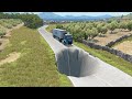 Cars vs Giant Pit | BeamNG.Drive