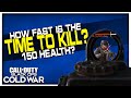 How Fast is the Time to Kill in Black Ops Cold War? (100 or 150 Health?)