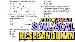 BAHAS SOAL-SOAL KESEBANGUNAN