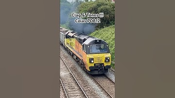 Clag & Tones - Colas 70812 North Wales Coast🏴󠁧󠁢󠁷󠁬󠁳󠁿#arthurgrowler #colas #michaellunn #shorts