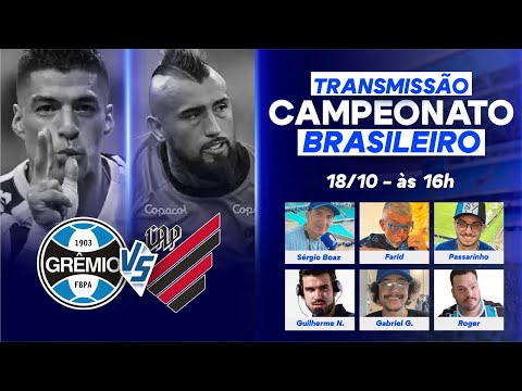 AO VIVO GRÊMIO X ATHLÉTICO-PR 18.10 BRASILEIRÃO 2023 - FARID REAGINDO AO JOGO!!!