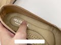 Material瑪特麗歐包鞋 MIT加大尺碼拼接尖頭楔型包鞋 TG72156 product youtube thumbnail