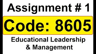 AIOU Solved Assignment No 1 Code 8605 Autumn 2020 | Best Baloch