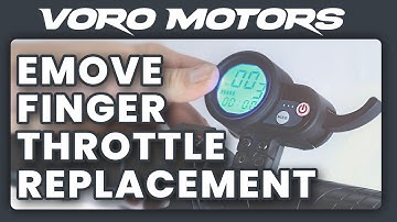 How to Replace the Finger Throttle on the EMOVE Touring and EMOVE Cruiser