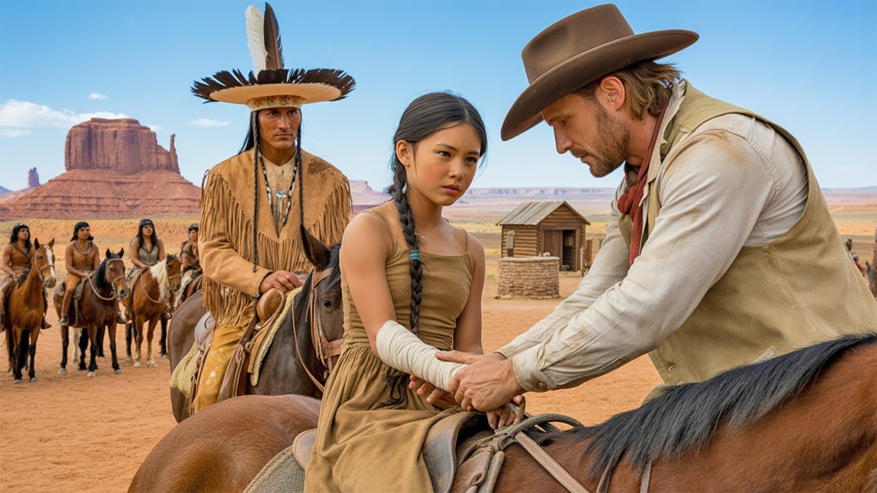 Un allevatore solitario salva una ragazza Comanche ferita, ma arrivano 50 guerrieri