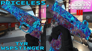 UNLOCKING PRICELESS ON THE TYR & WSP STINGER! - COD MW3 MULTIPLAYER