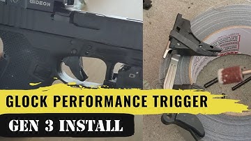 Installing a Glock Performance Trigger in a Gen 3 Frame + Trigger Maintenance