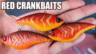 Painting the HOTTEST Crankbait Color for Spring (Red Lipless