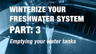 Winterizing your boats freshwater system Part 3