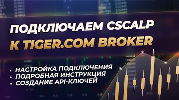 Как подключить CScalp к Tiger.com Broker | Актуальная инструкция