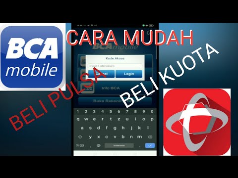 CARA ISI PULSA LEWAT BCA MOBILE BANKING. 