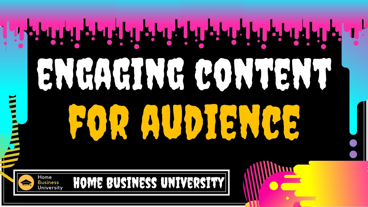 How to create Engaging Content for Your Audience. - YouTube