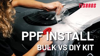 PPF Bulk vs DIY Template Install on Tesla Model 3 - Tesbros