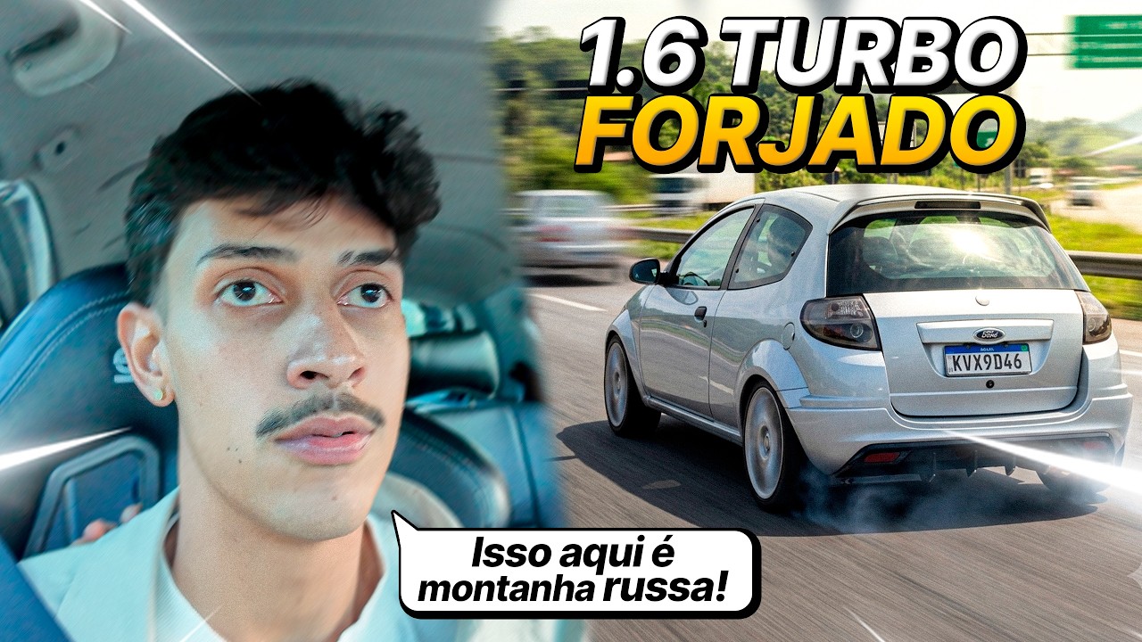 ESSE foi o FORD KA MAIS FORTE que já ANDEI! (turbão)
