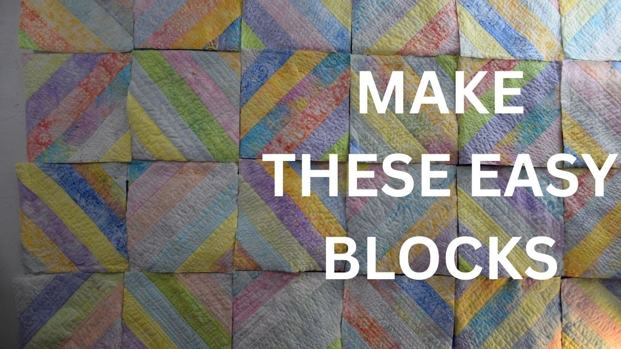 The Very Versatile Quilt As You Go Block For Beginners - YouTube