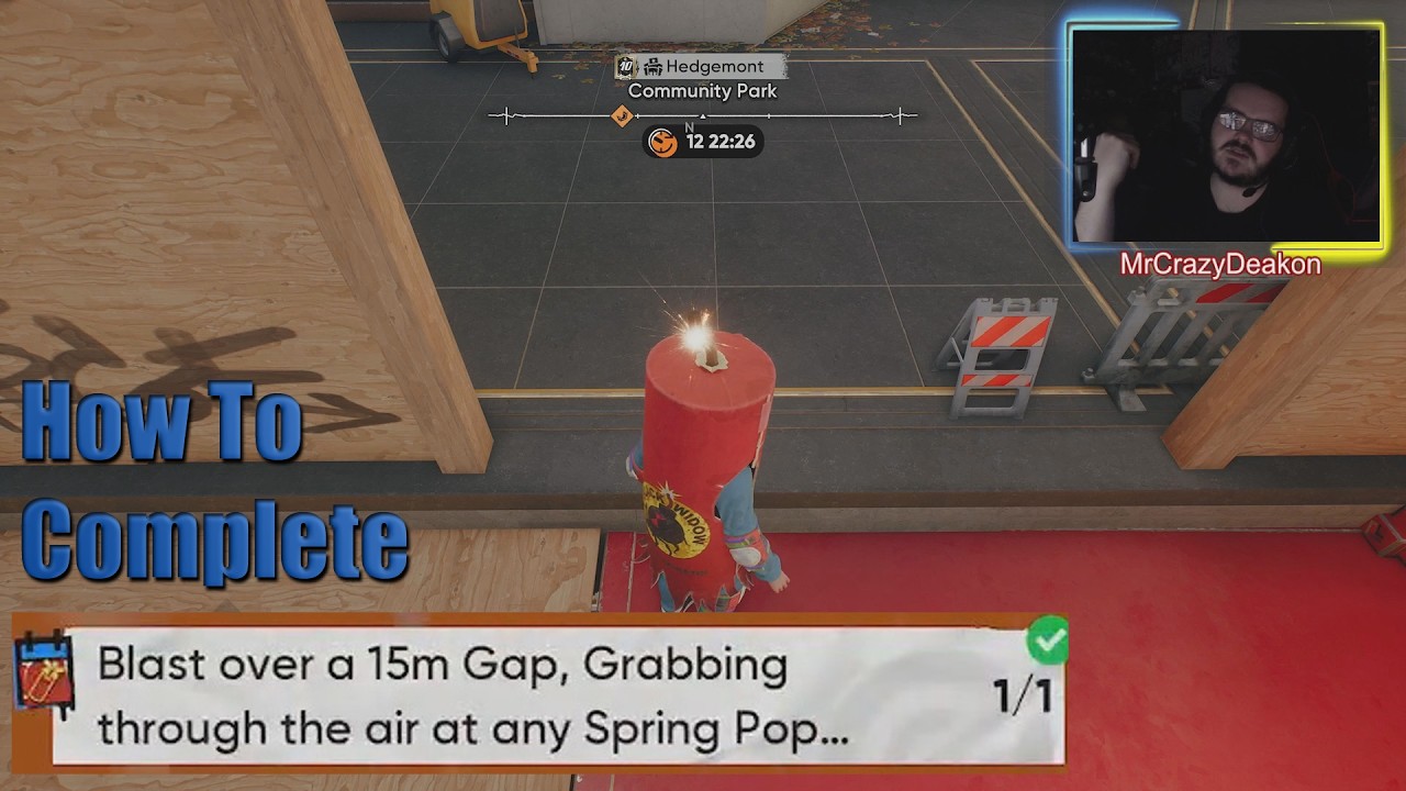 Skate. How To Complete Pop-Off Week 2 Blast Over A 15m Gap, Grabbing At Any Community Park Task