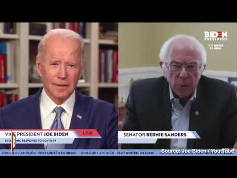 Bernie Sanders Endorses Joe Biden for President