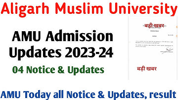 AMU Entrance result 2023-24! AMU 11th BA BSc Bcom Btech ballb result 2023 ! AMU Entrance Test