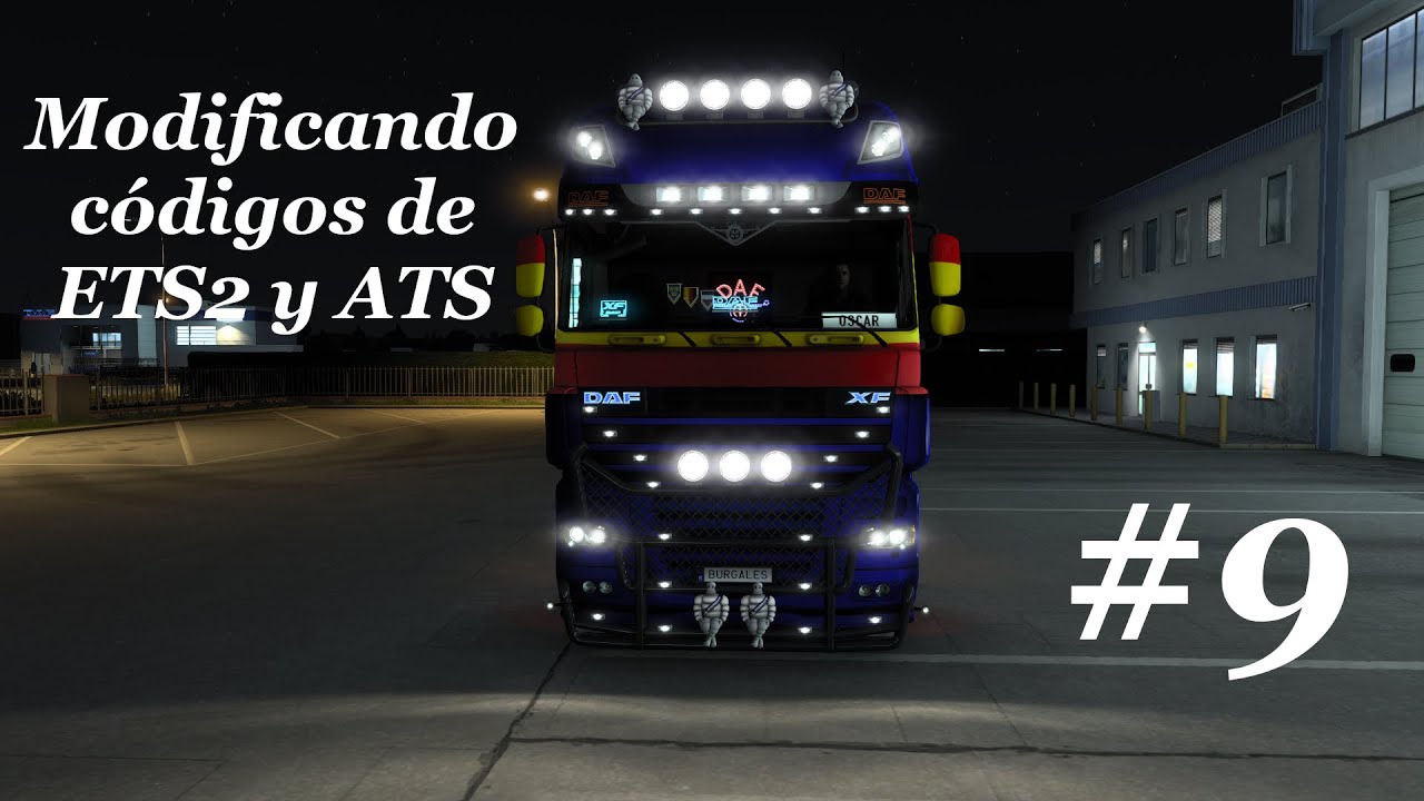 Modificando códigos en ETS2 y ATS 9 (Doble piloto trasero en el remolque) YouTube Modificando códigos en ETS2 y ATS 9 (Doble piloto trasero en el remolque) YouTube