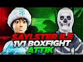 SAYLSTER İLE 1V1 BOXFİGHT ATTIK!!! EZDİ GEÇTİ!! (Türkçe Fortnite)