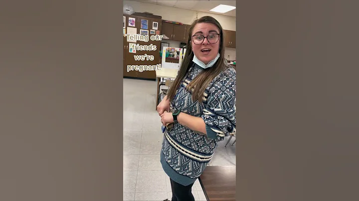 The sweetest reactions! #pregnant #friends #surprise #pregnancyannouncement #baby