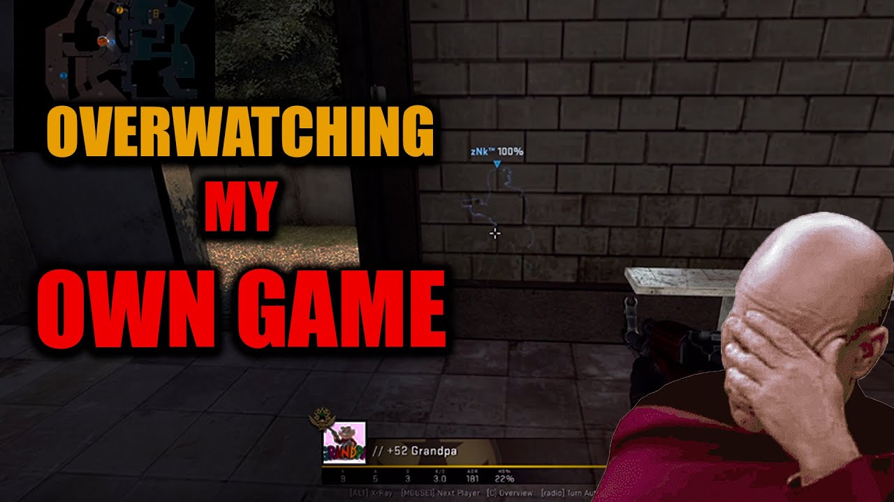 I overwatched MY OWN GAME... HE'S SO BAD - CS:GO Overwatch