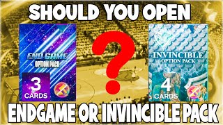 SHOULD YOU OPEN THE NEW GUARANTEED ENDGAME OR INVINCIBLE OPTION PACK IN NBA 2K23 MYTEAM?