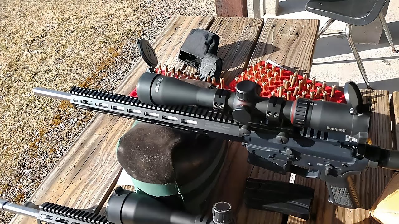 .223 Remington 52gr Nosler Custom Competition with Ramshot Tac YouTube