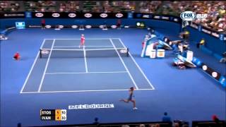 Ana Ivanovic vs Samantha Stosur Australian Open 2014 Highlights