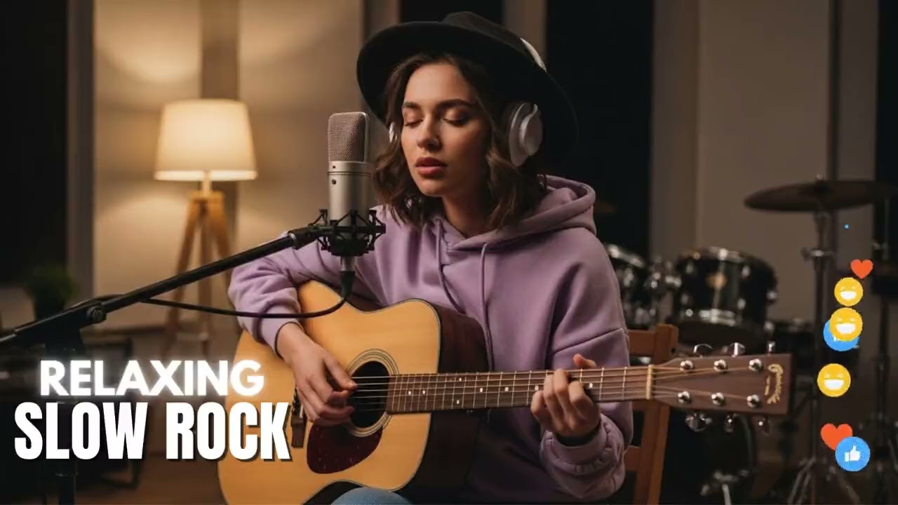 Night Chill Slow Rock Playlist 🌙 | Slow Rock Songs for Stress Relief & Relaxing