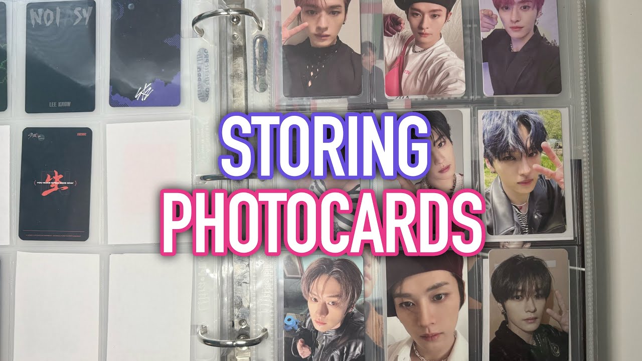 storing photocards 15 *:･ﾟ✧ le sserafim, stray kids & more | cherrytrades