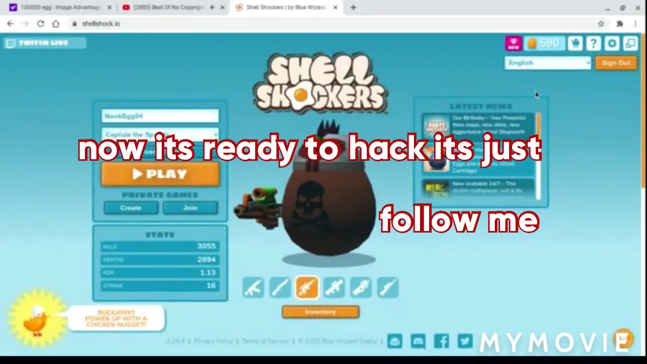 how to get unlimited eggs in shell shockers 