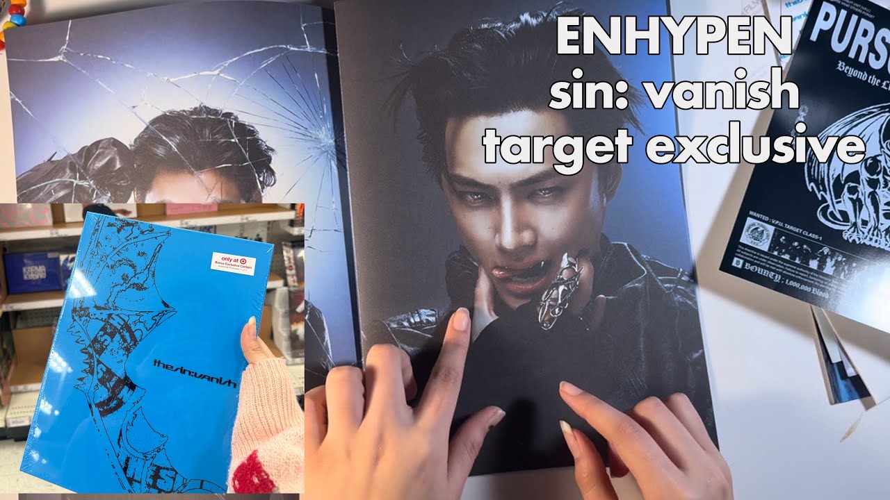 ENHYPEN The Sin Vanish Album Unboxing