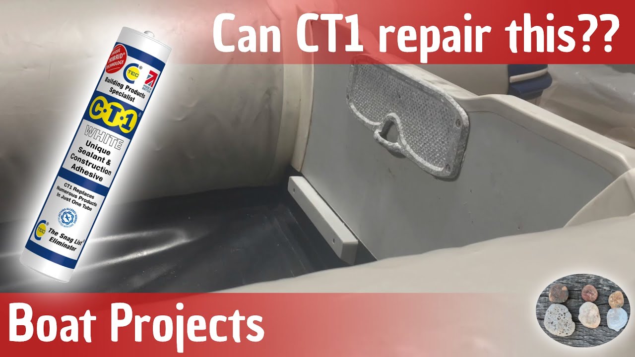 Can CT1 stick a dinghy (inflatable boat) back together? - Boat Projects