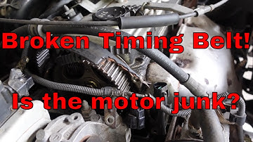 2003 Mitsubishi Galant 2.4L Timing Belt Broke 4g64 - #galant #mitsubishi #timingbelt