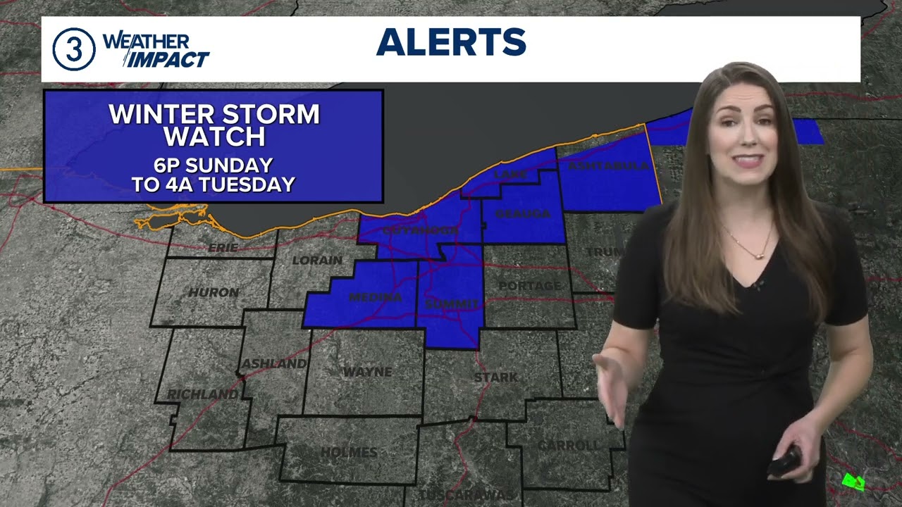 Northeast Ohio Forecast: Snow Returns To Start The Week
