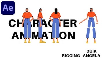 Character Animation in After Effects (For Beginners) Character Rigging Duik Angela