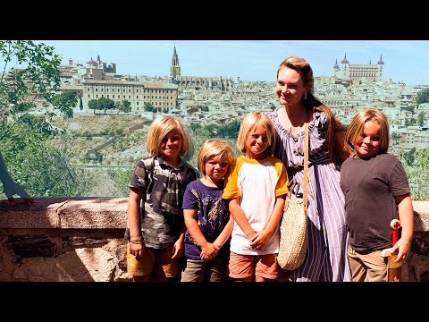 TOLEDO SPAIN: Traveling ALONE with Kids