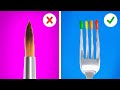 Simple Painting Tricks For Beginners And Professionals || Homemade Art Tutorial