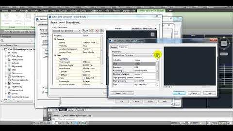 Add offset labels on section view bands in Civil 3D