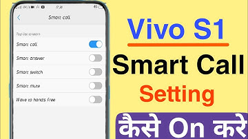 How To Enable Smart Call Setting On Vivo || Vivo S1 Smart Call Setting || Technical Vijay