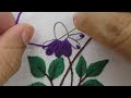 Super Easy Tiny Flower Hand Embroidery Design Tutorial for Beginner