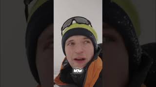 Summit Tent Setup in Extreme Cold! Unexpected Weather Hit! #camping #outdoors #wildcamping